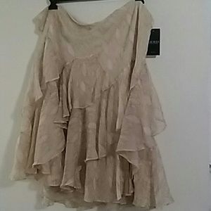 Snakeskin Flirt chiffon skirt